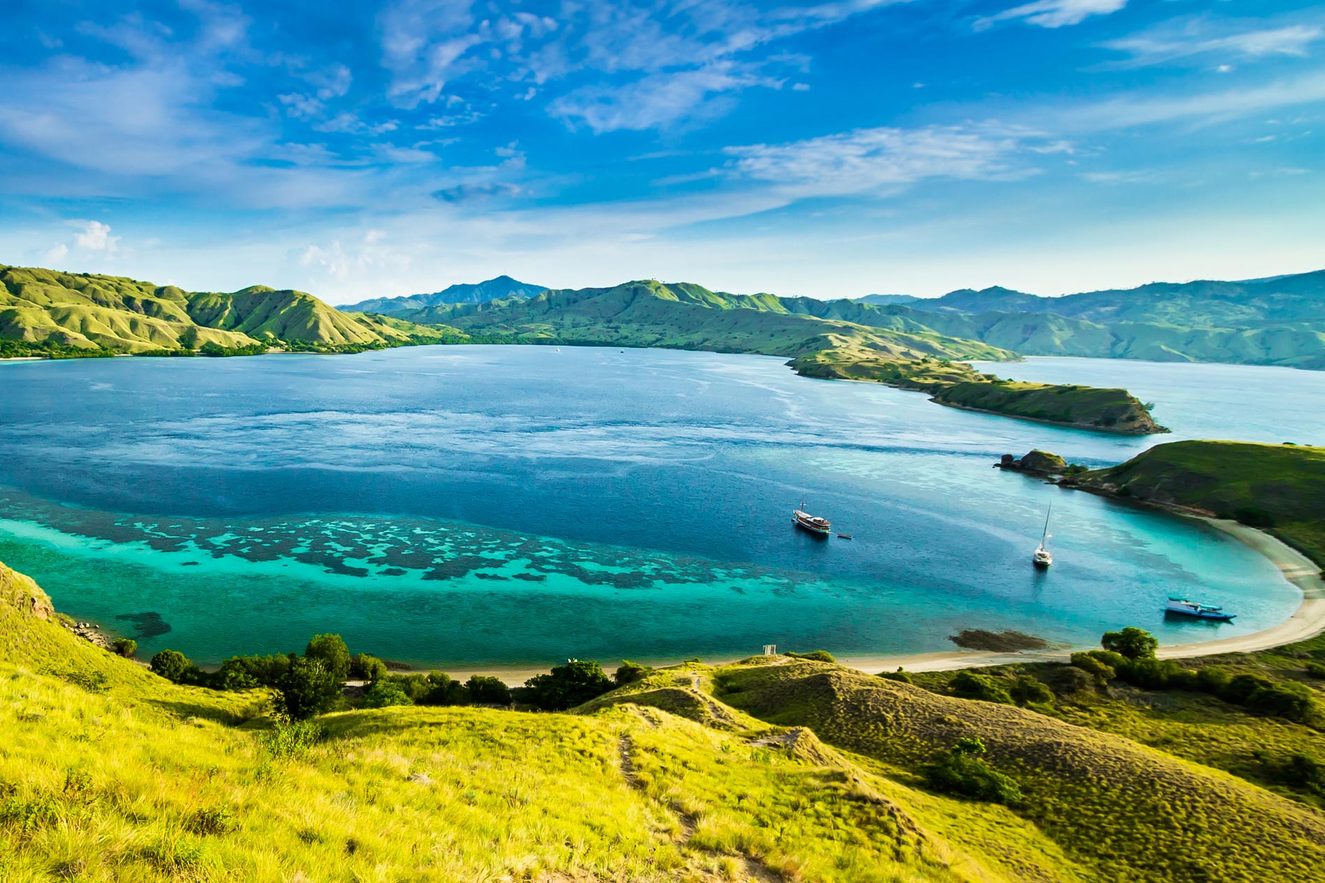 Komodo Landschaft